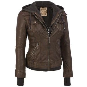 LA Coalition Faux Leather Jacket